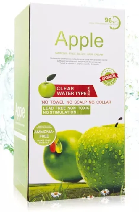Apple Ammonia-free Black Hair cream (96 CH)
